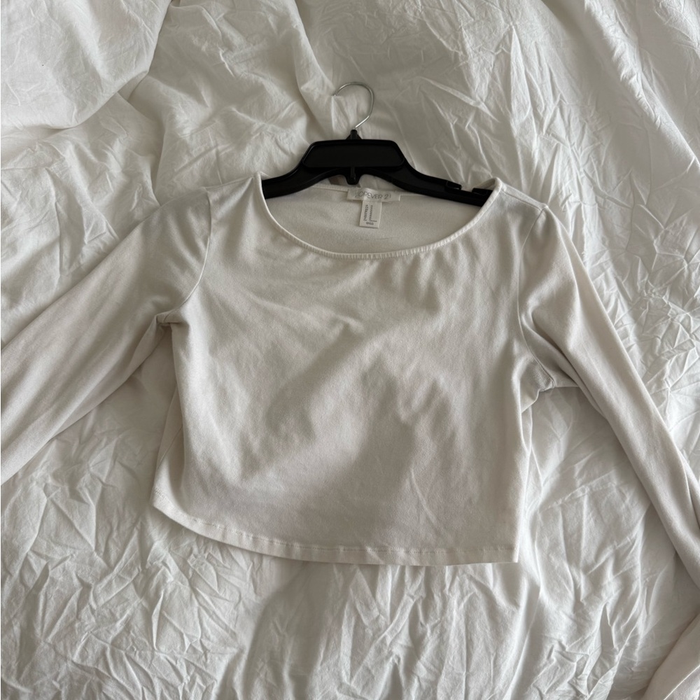 Forever 21 Long Sleeve Crop Top